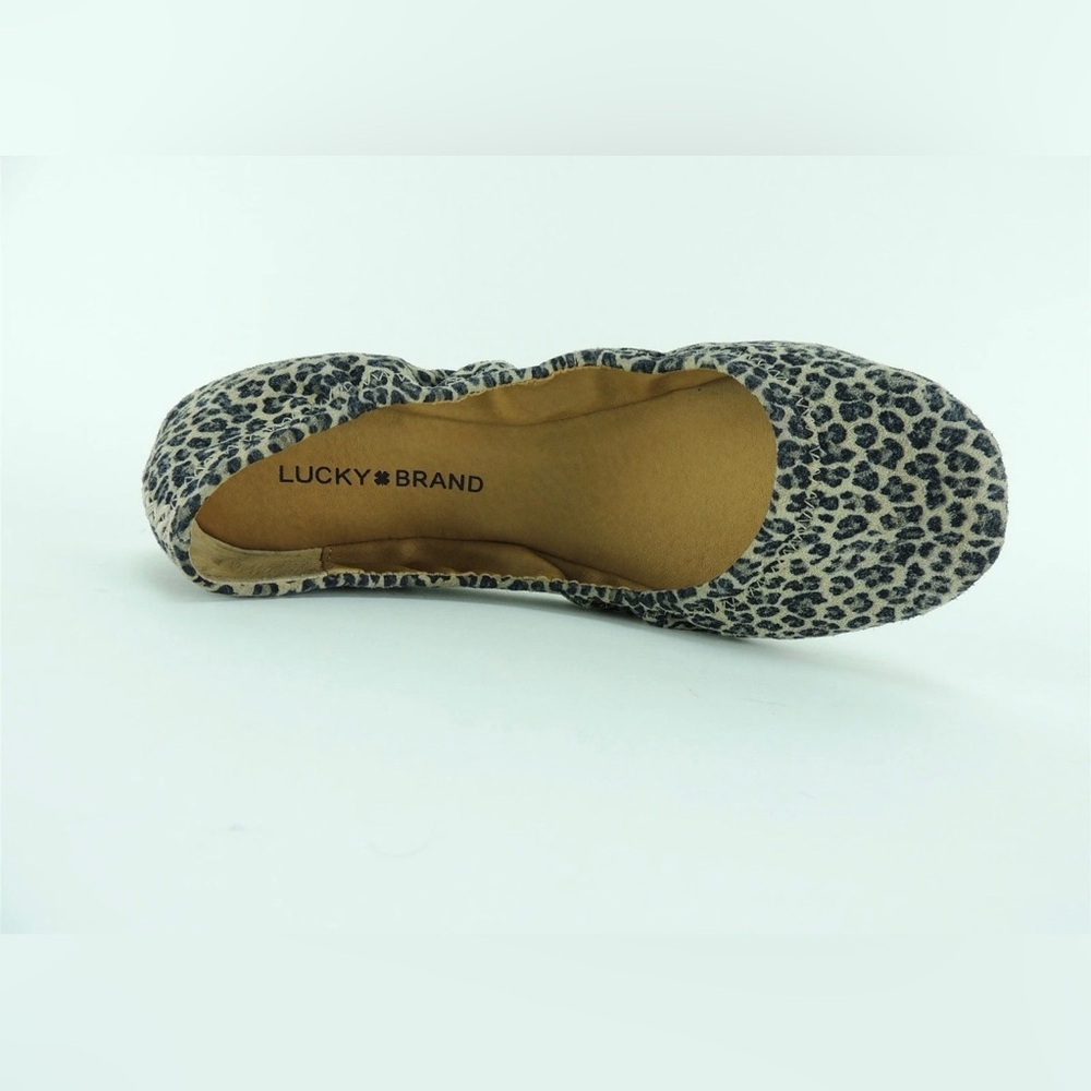 Lucky Brand Emmie flat in Persian Leopard Size 8